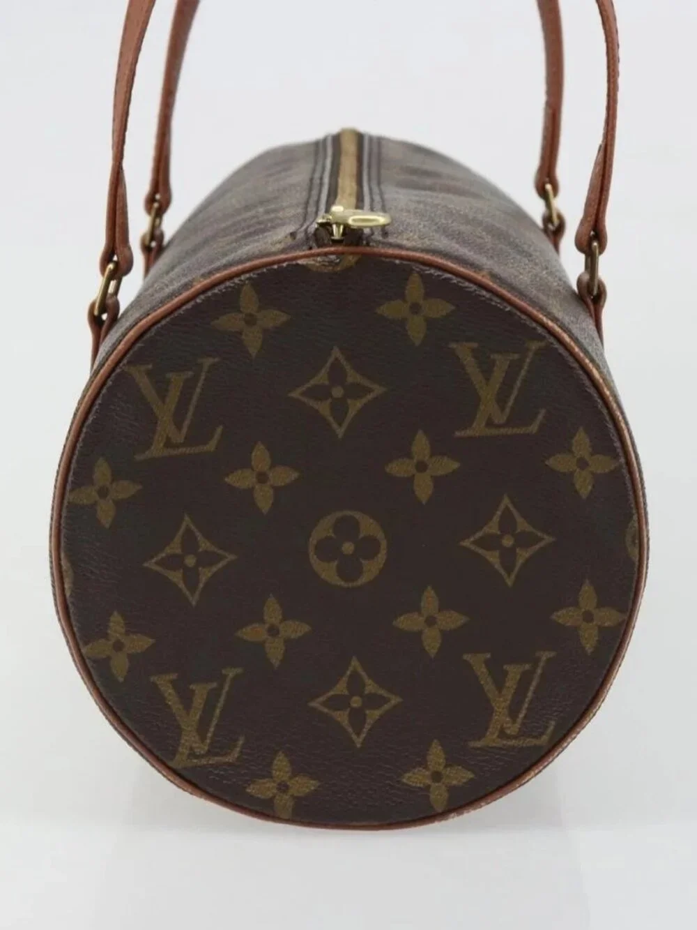 LOUIS VUITTON Monogram Papillon 30 Hand Bag M51385 LV Auth BA13599